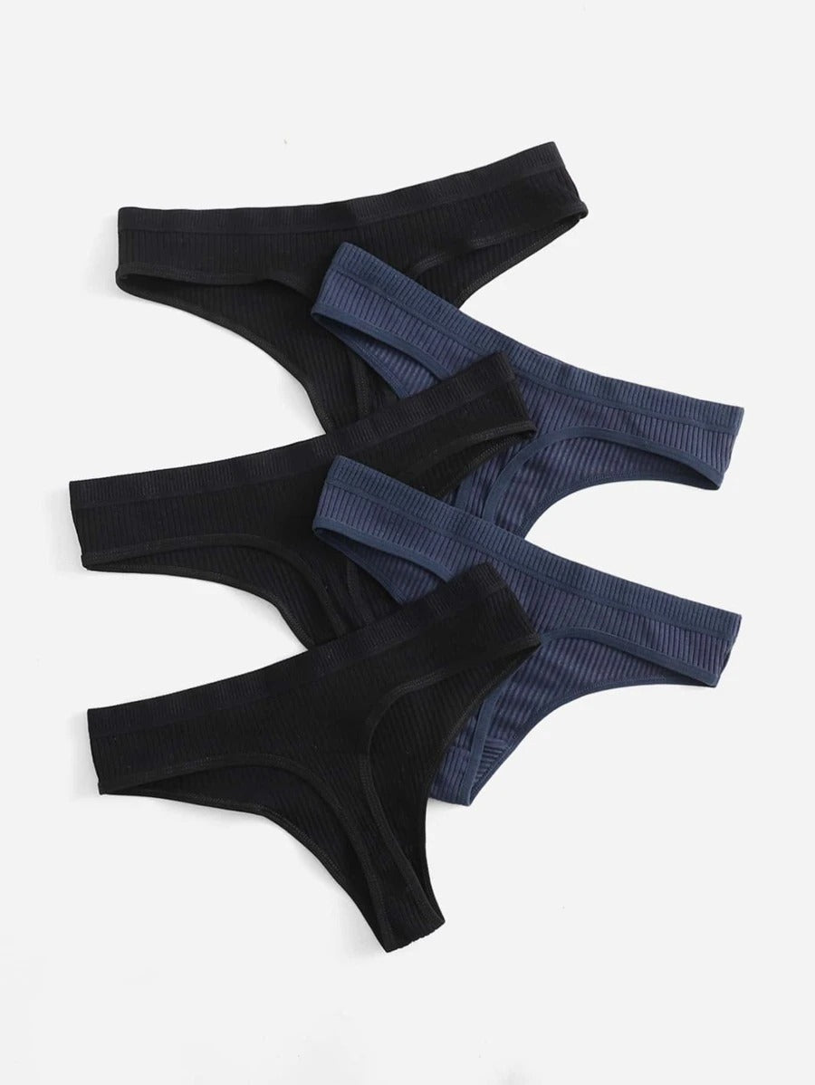 Pack Of 5 Simple Thong Set-Soco Hoodie