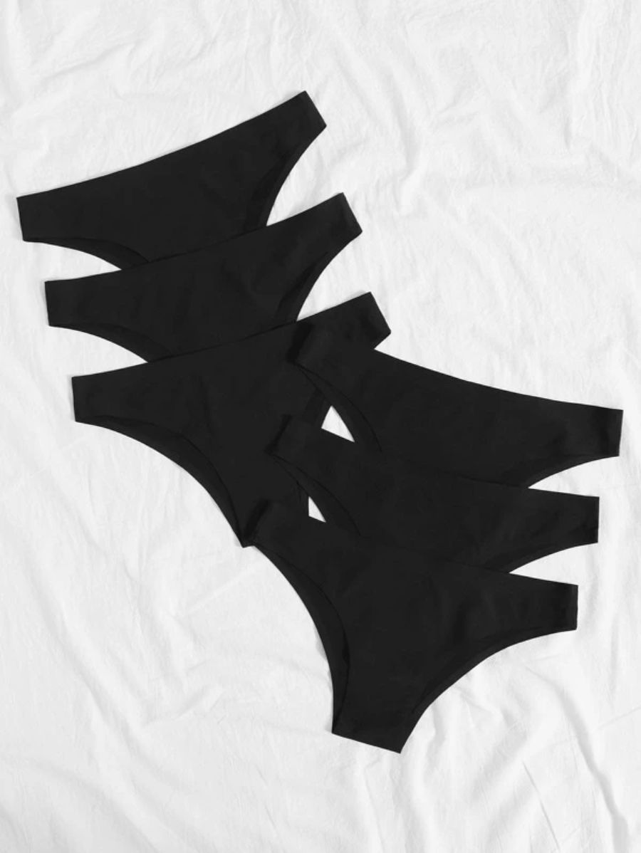 Pack Of 6 Solid Panty Set-Soco Hoodie