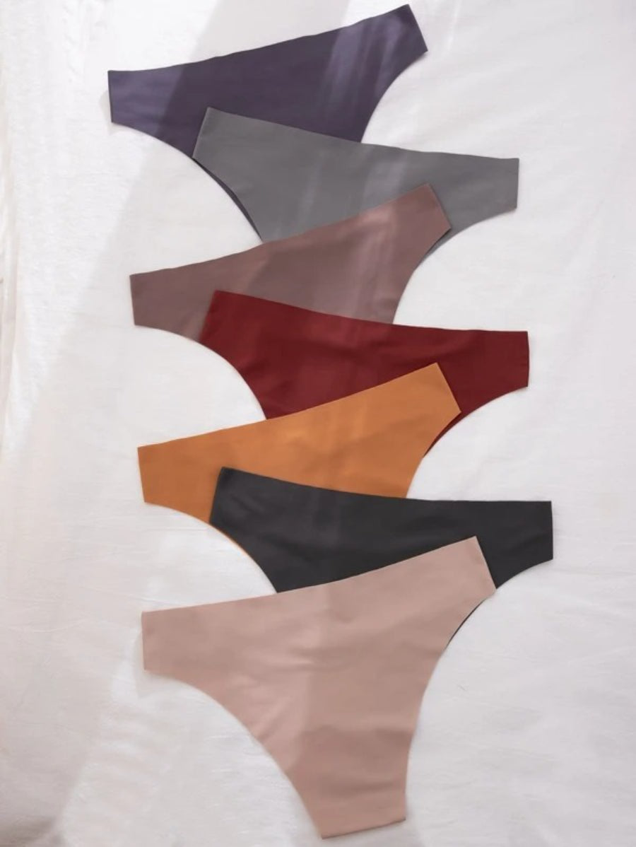 Pack Of 7 Plain Panty Set-Soco Hoodie