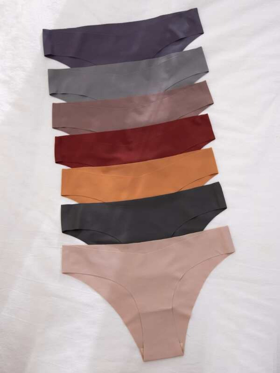 Pack Of 7 Plain Panty Set-Soco Hoodie