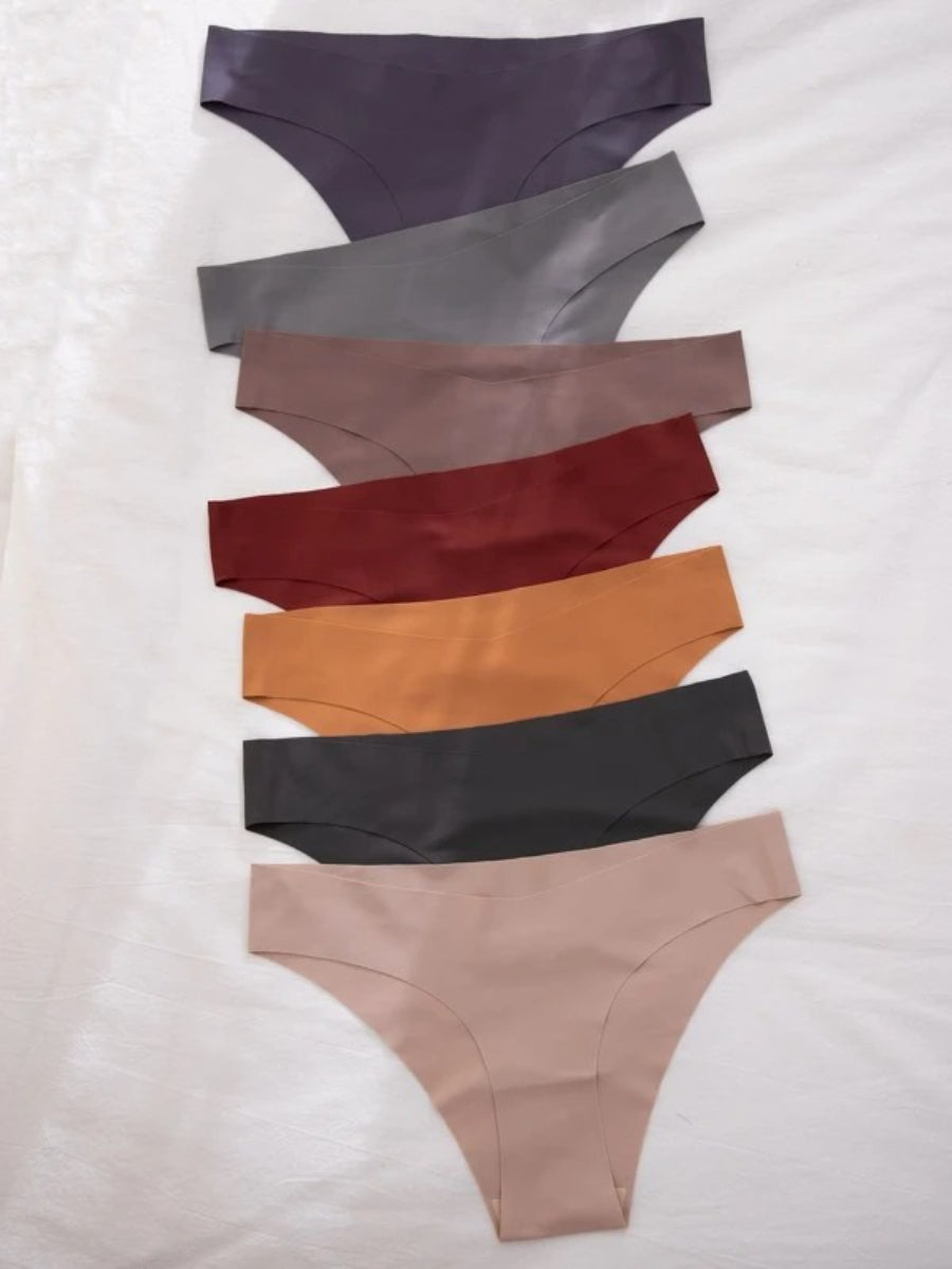 Pack Of 7 Plain Panty Set-Soco Hoodie