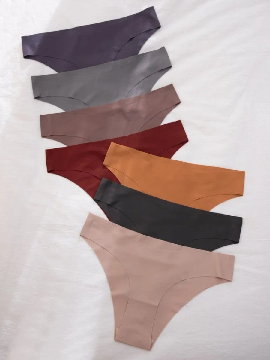 Pack Of 7 Plain Panty Set-Soco Hoodie