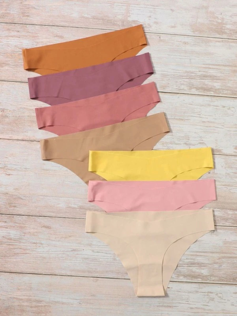 Pack Of 7 Plain Low Rise Panty-Soco Hoodie