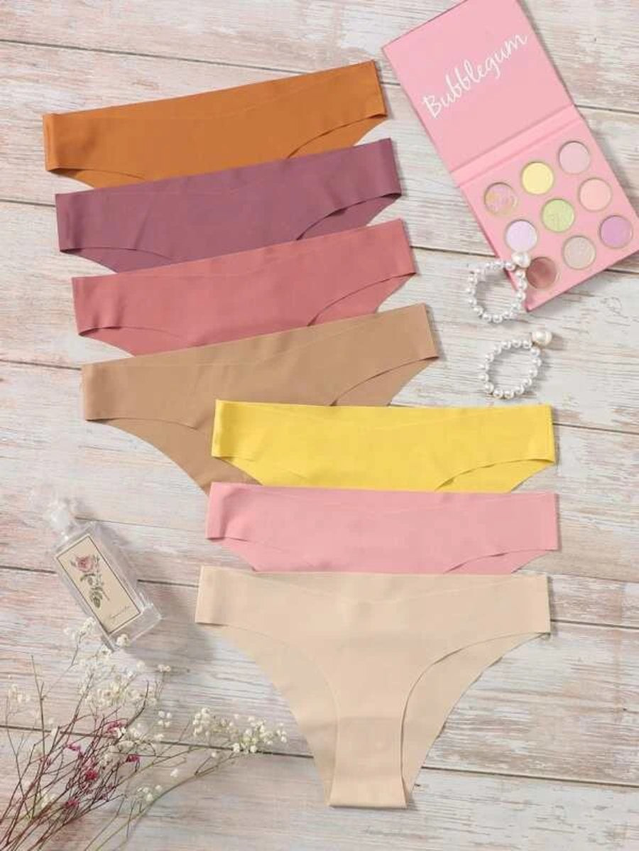Pack Of 7 Plain Low Rise Panty-Soco Hoodie