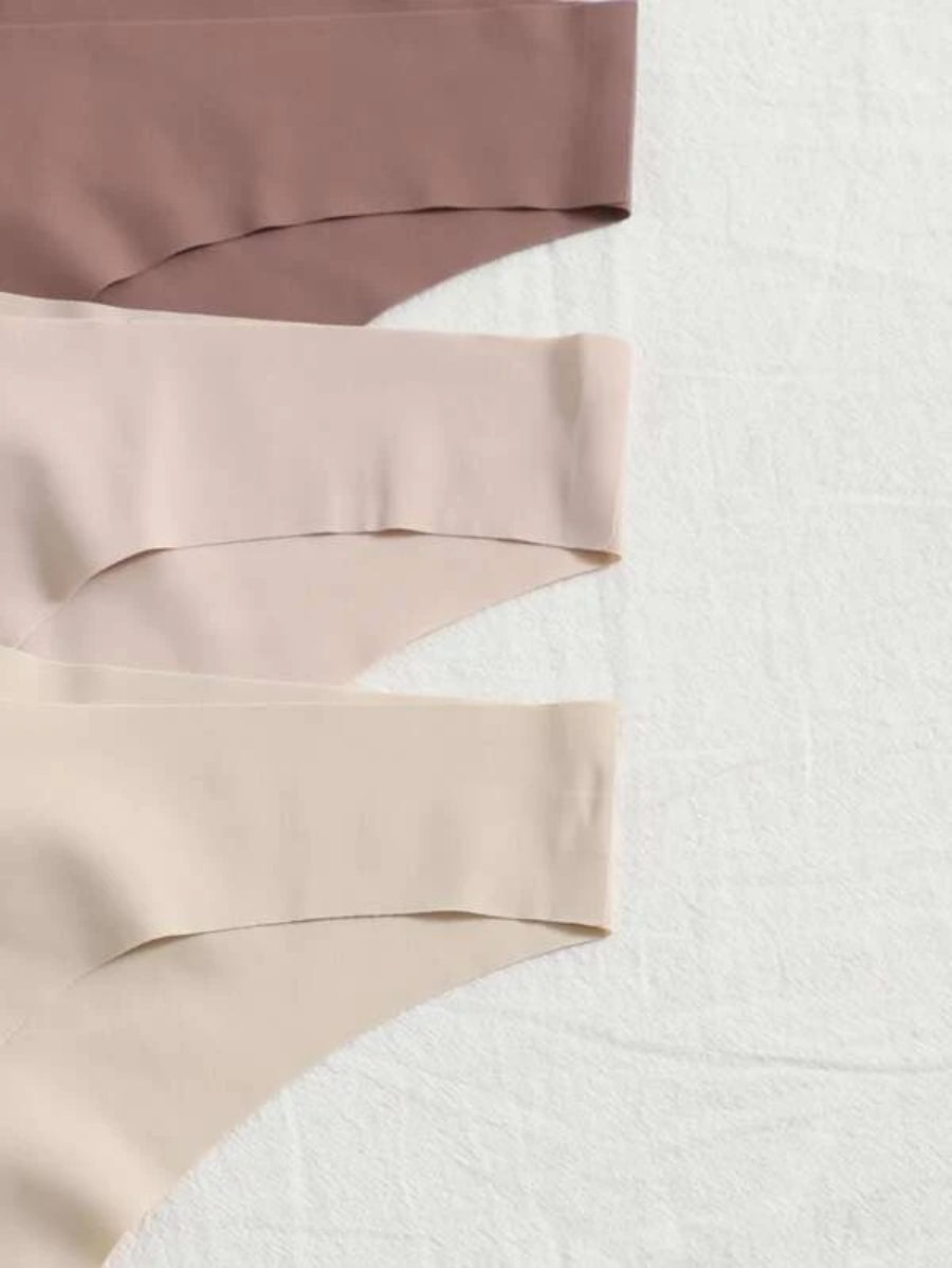 Solid No Show Panty Set Pack Of 7-Soco Hoodie