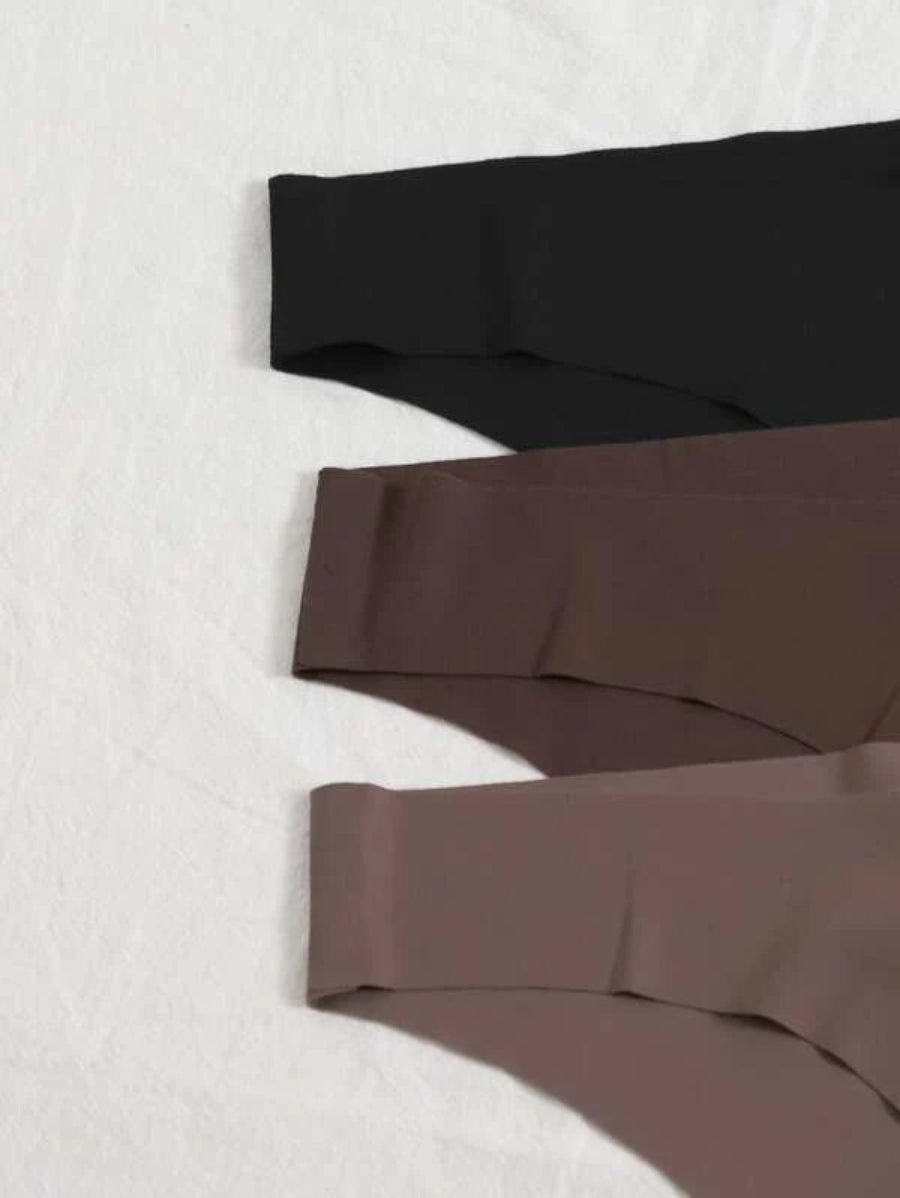 Solid No Show Panty Set Pack Of 7-Soco Hoodie