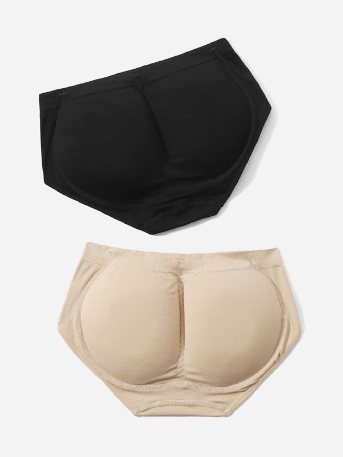 Pack of 2 Solid Shapewear Panty With Pad-Soco Hoodie