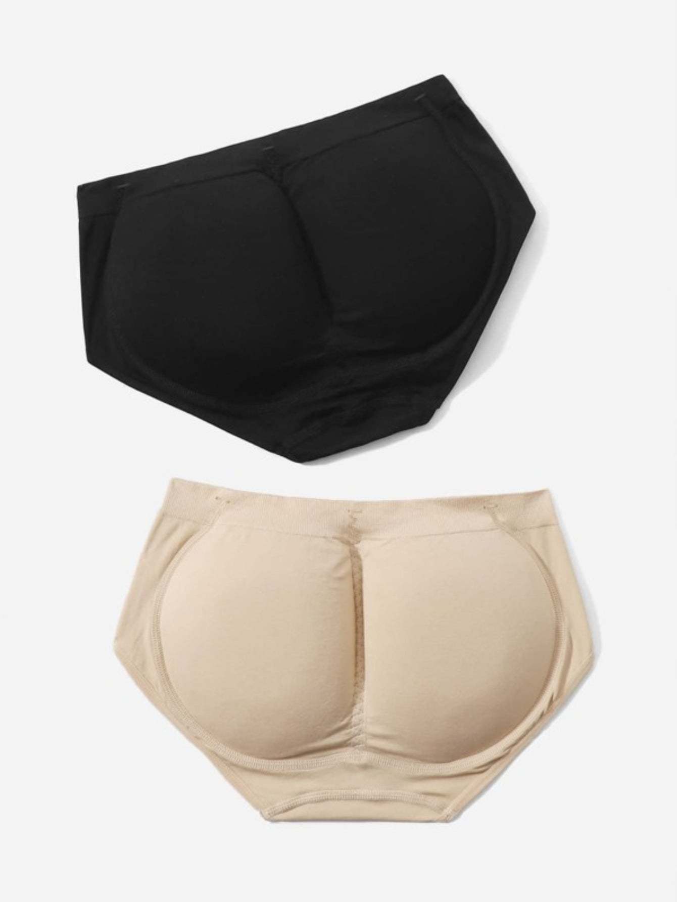 Pack of 2 Solid Shapewear Panty With Pad-Soco Hoodie