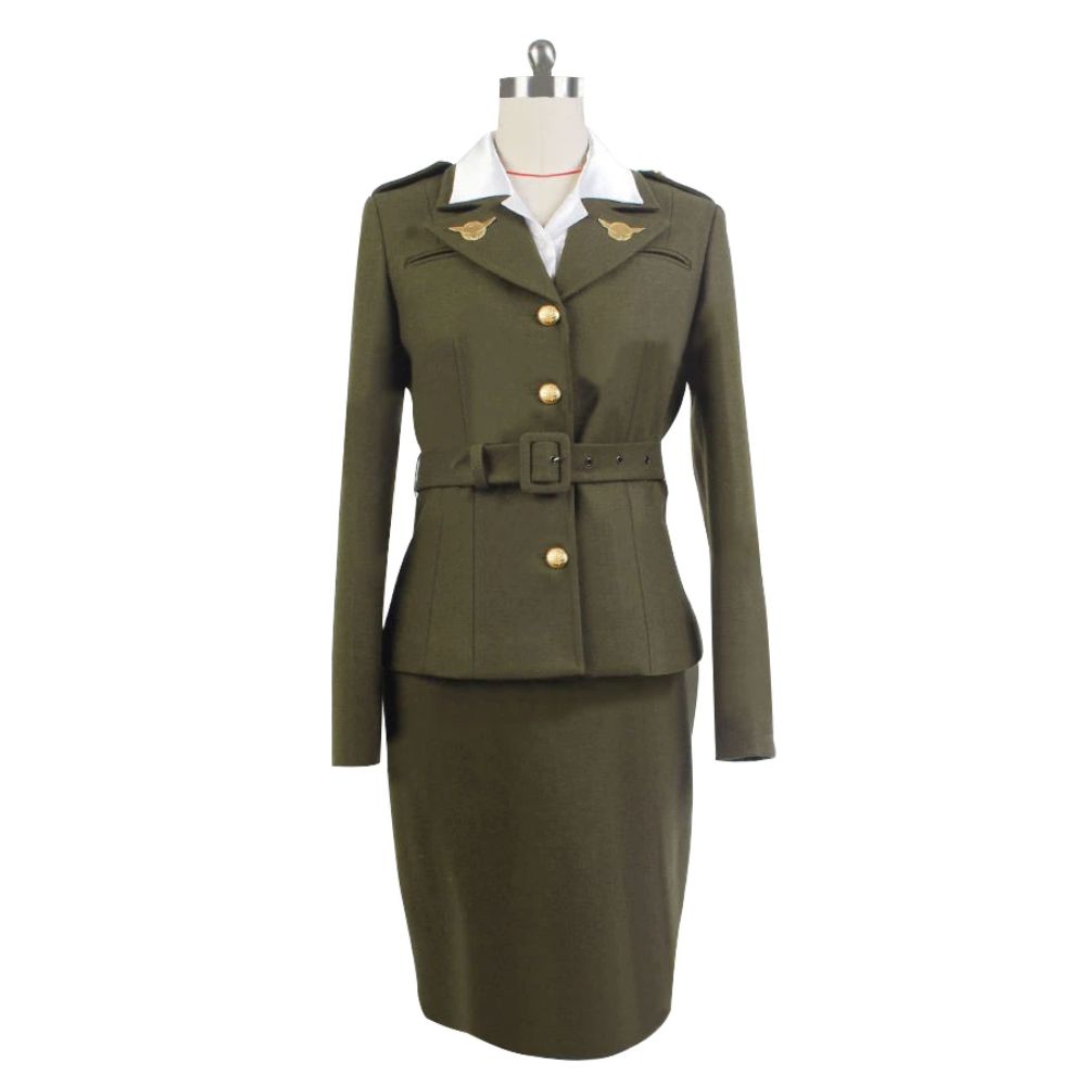 Peggy Carter Suit Cosplay Costume Version-Soco Hoodie