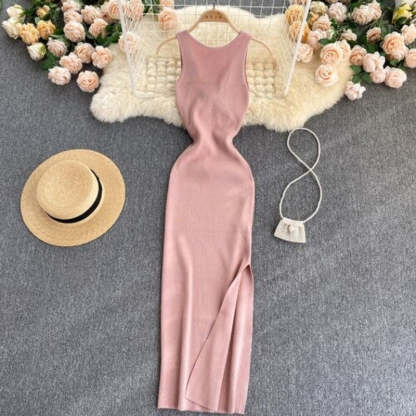Casual Twisted Korean Long Dress For Women-Soco Hoodie