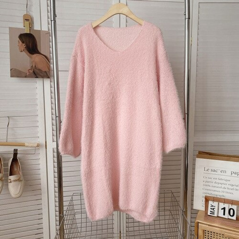 Long Sleeve Warm Soft Dresses For Women-Soco Hoodie