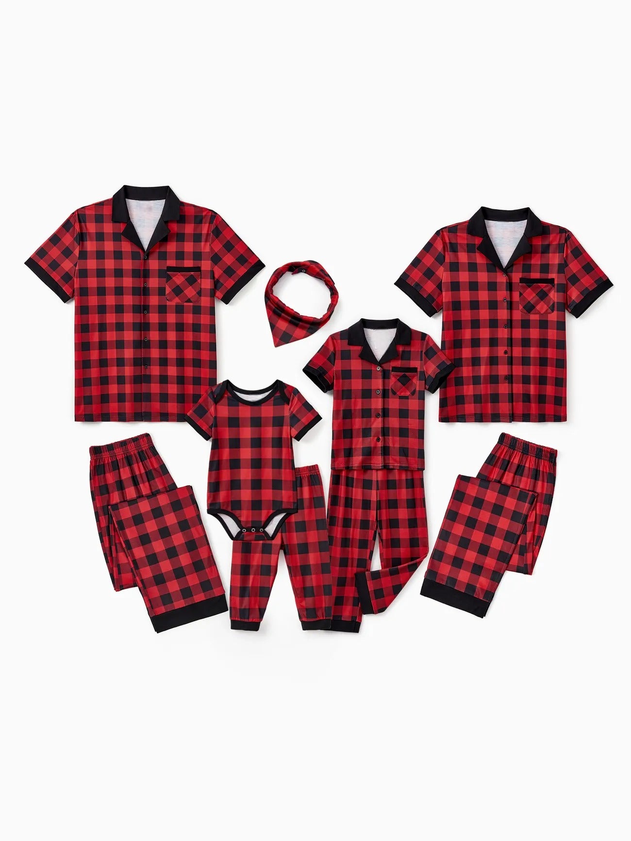Plaid Family Matching Pajama Set Women S