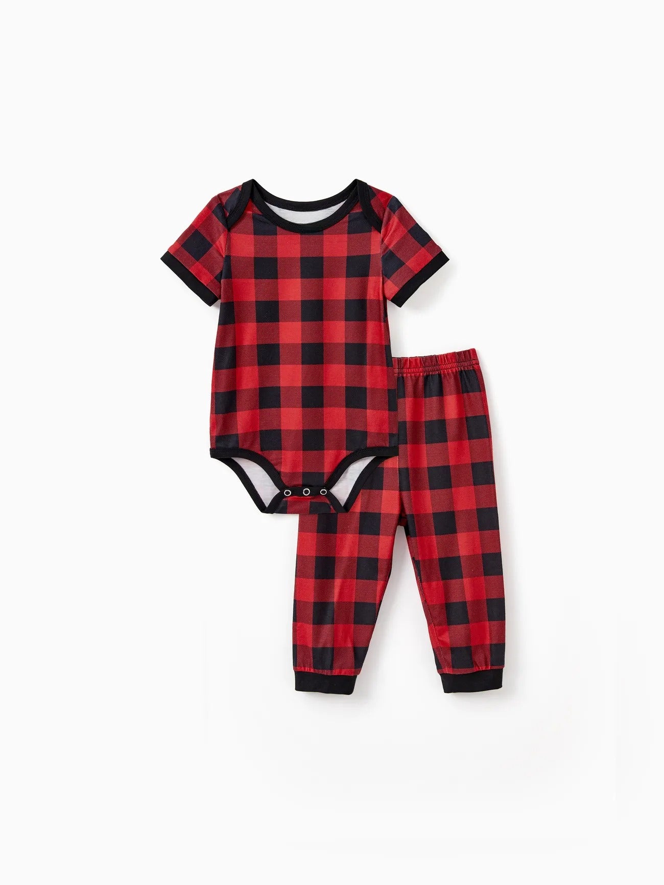 Plaid Family Matching Pajama Set Baby