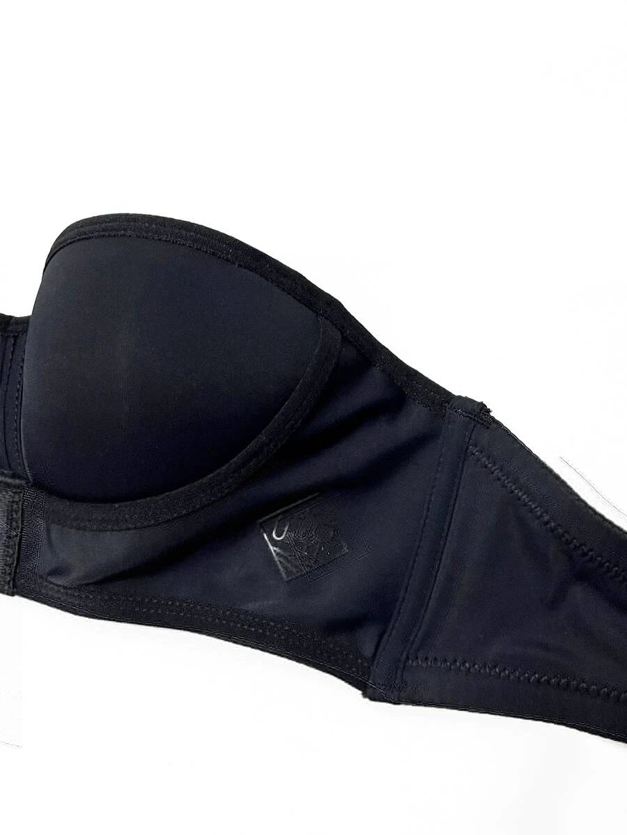 Plain Front Close Underwire Bra-Soco Hoodie