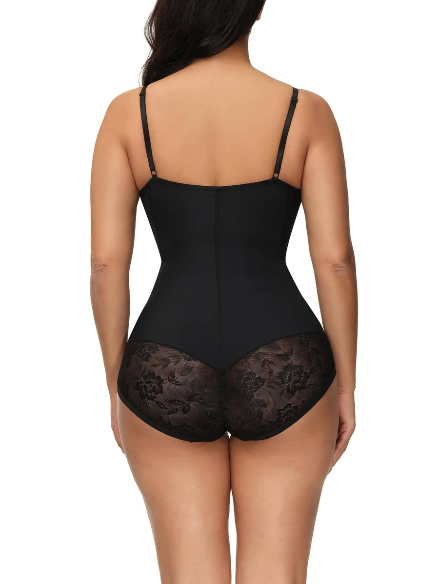 Plain Underwire Shapewear Bodysuit-Soco Hoodie