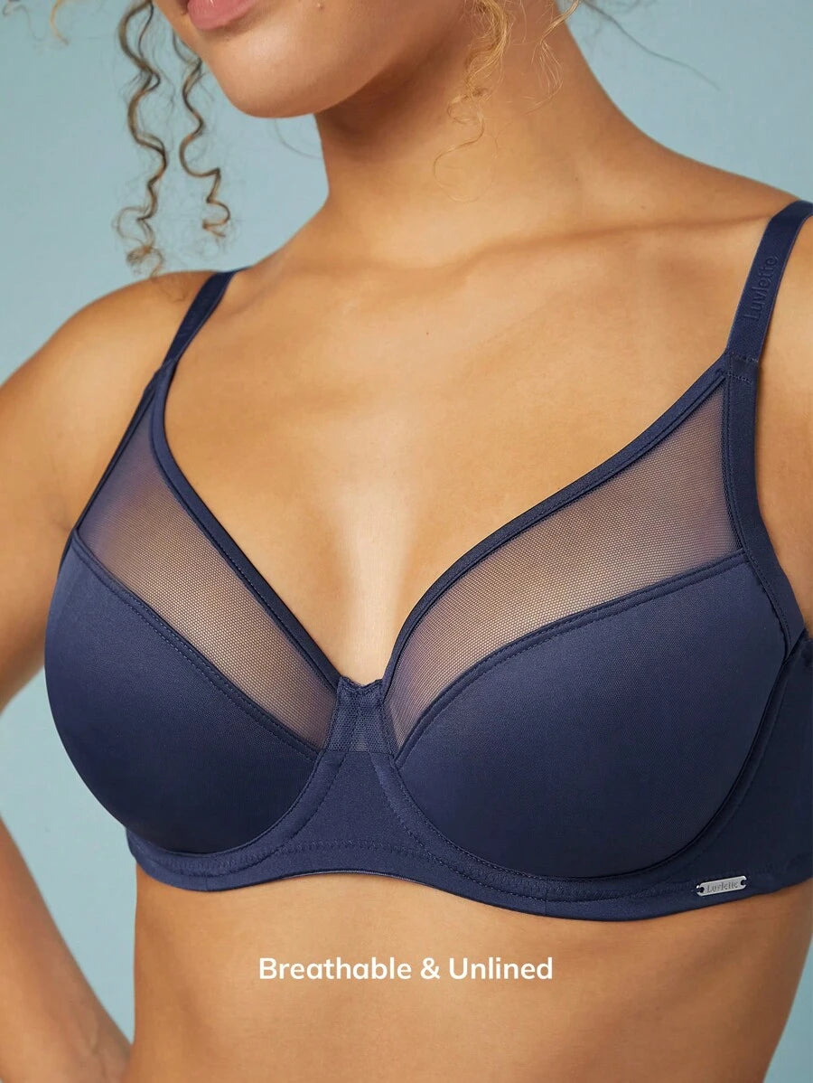 Plunge Underwire T Shirt Bra-Soco Hoodie