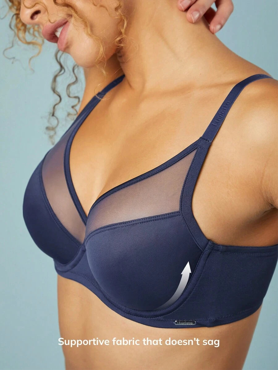 Plunge Underwire T Shirt Bra-Soco Hoodie