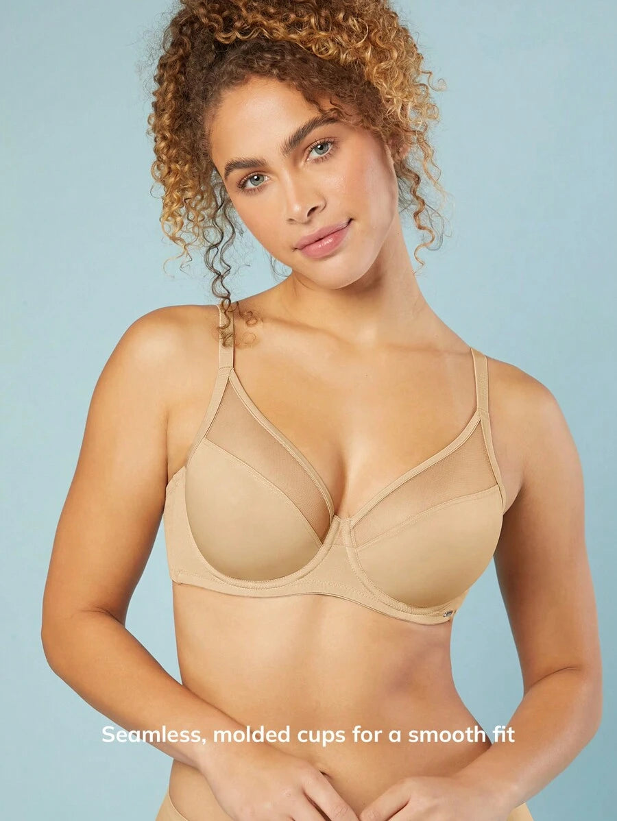 Plunge Underwire T Shirt Bra-Soco Hoodie