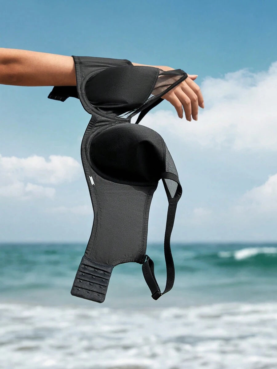 Plunge Underwire T Shirt Bra-Soco Hoodie