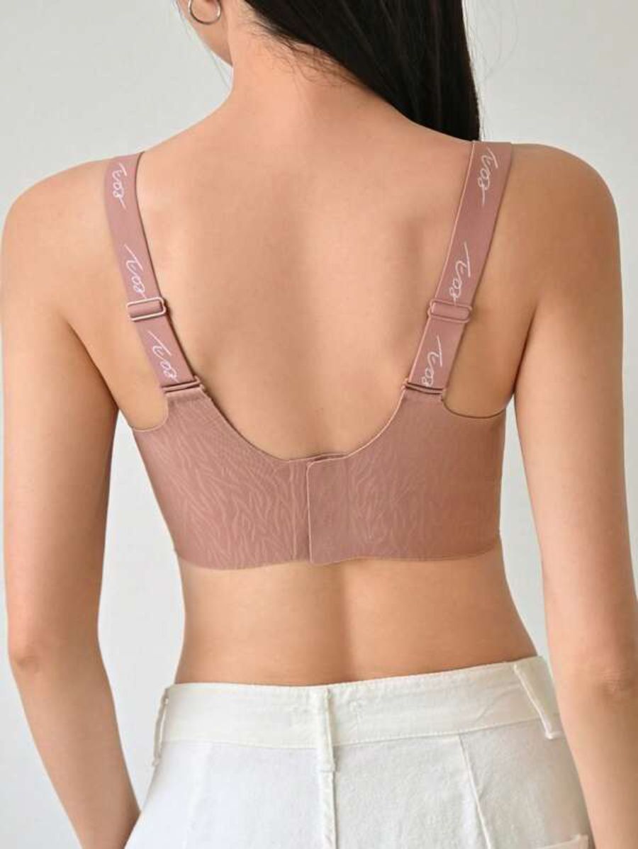 Printed Letter Graphic Bra-Soco Hoodie