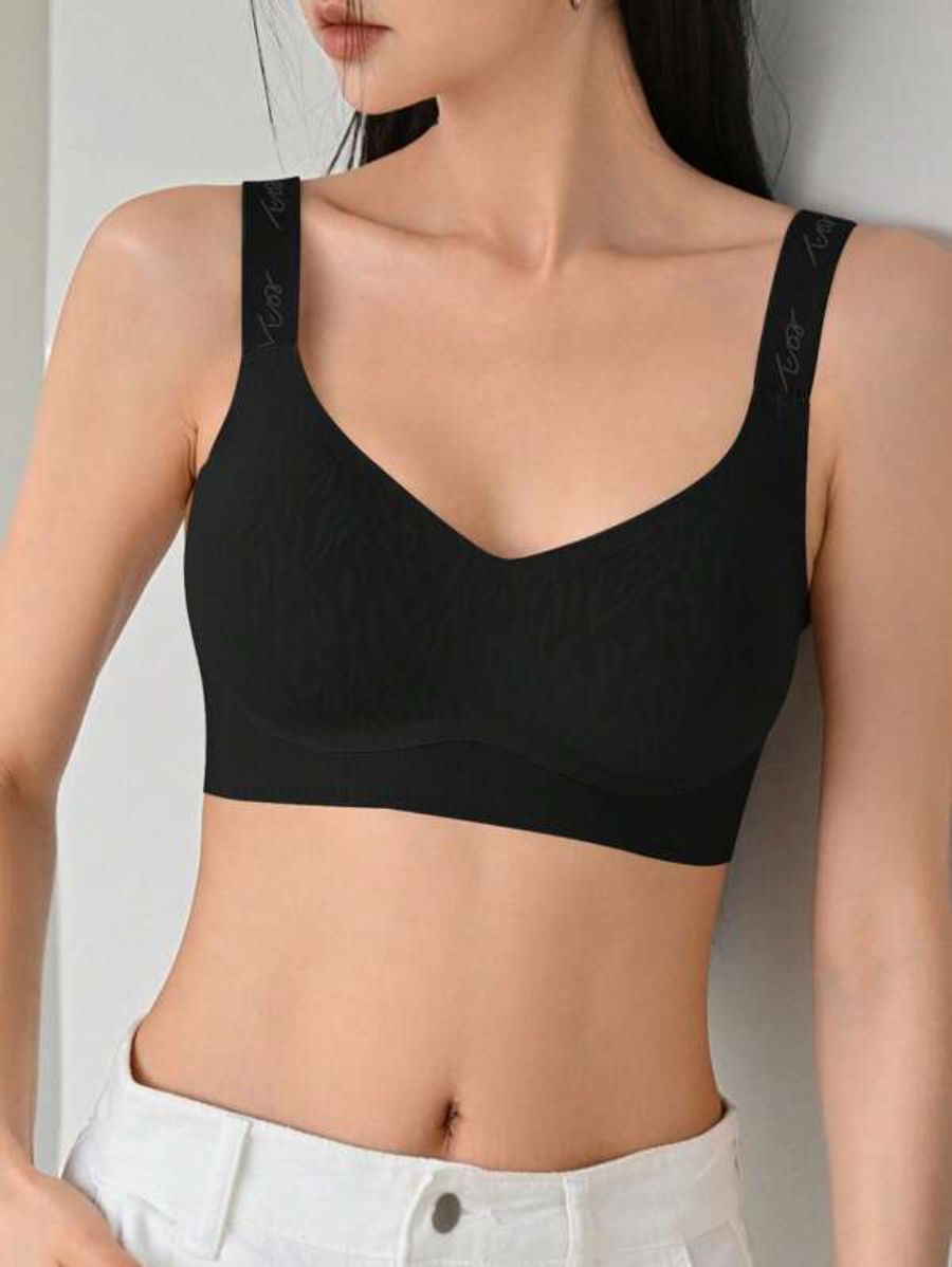 Printed Letter Graphic Bra-Soco Hoodie