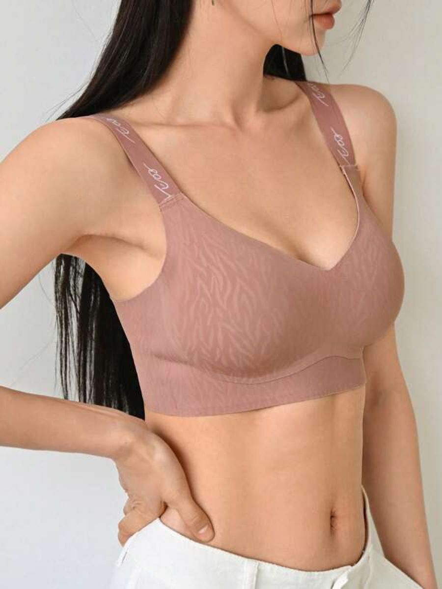 Printed Letter Graphic Bra-Soco Hoodie