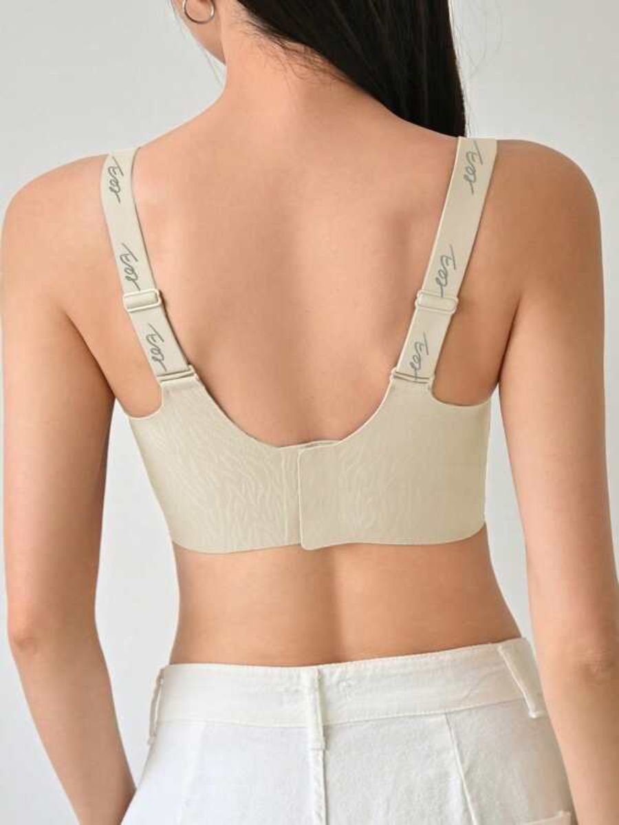 Printed Letter Graphic Bra-Soco Hoodie