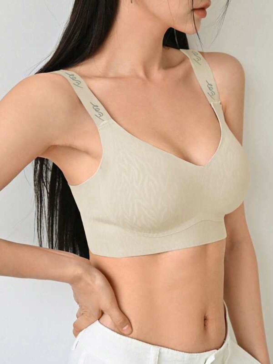 Printed Letter Graphic Bra-Soco Hoodie