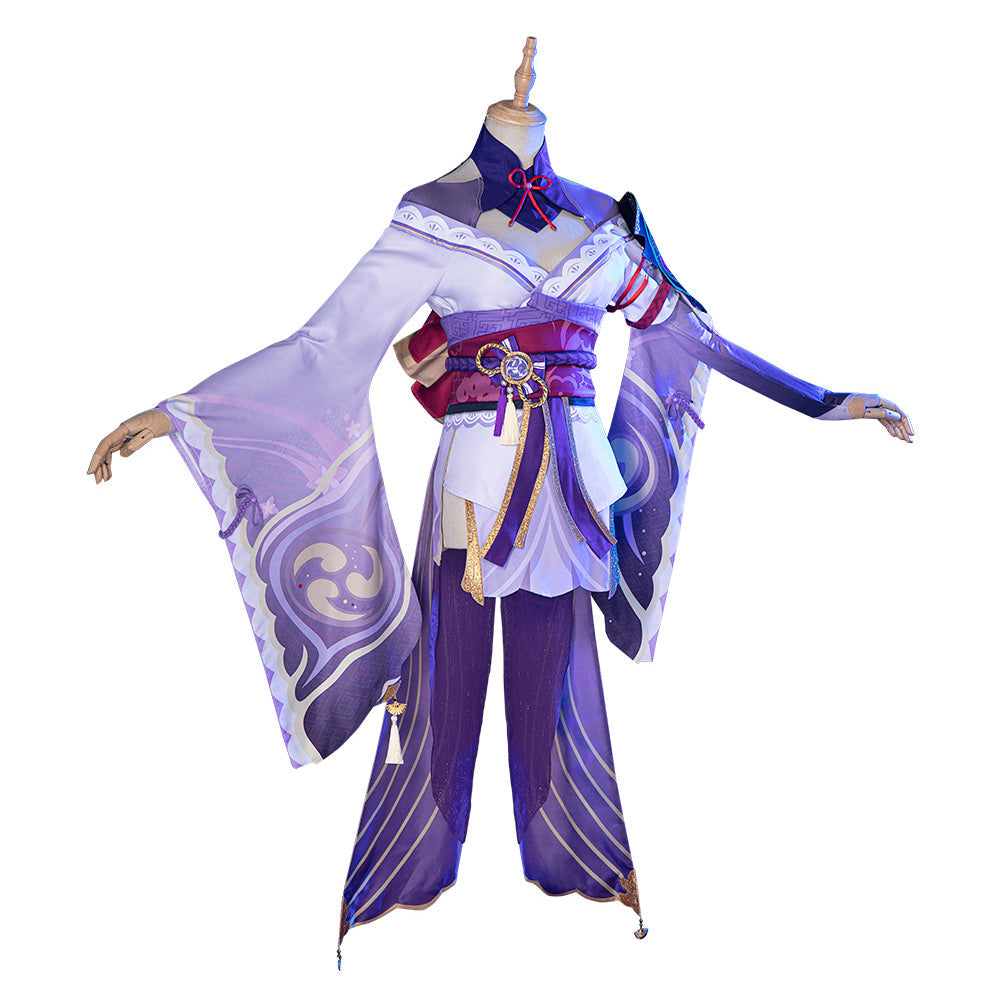 Raiden Shogun Cosplay Costume-Soco Hoodie