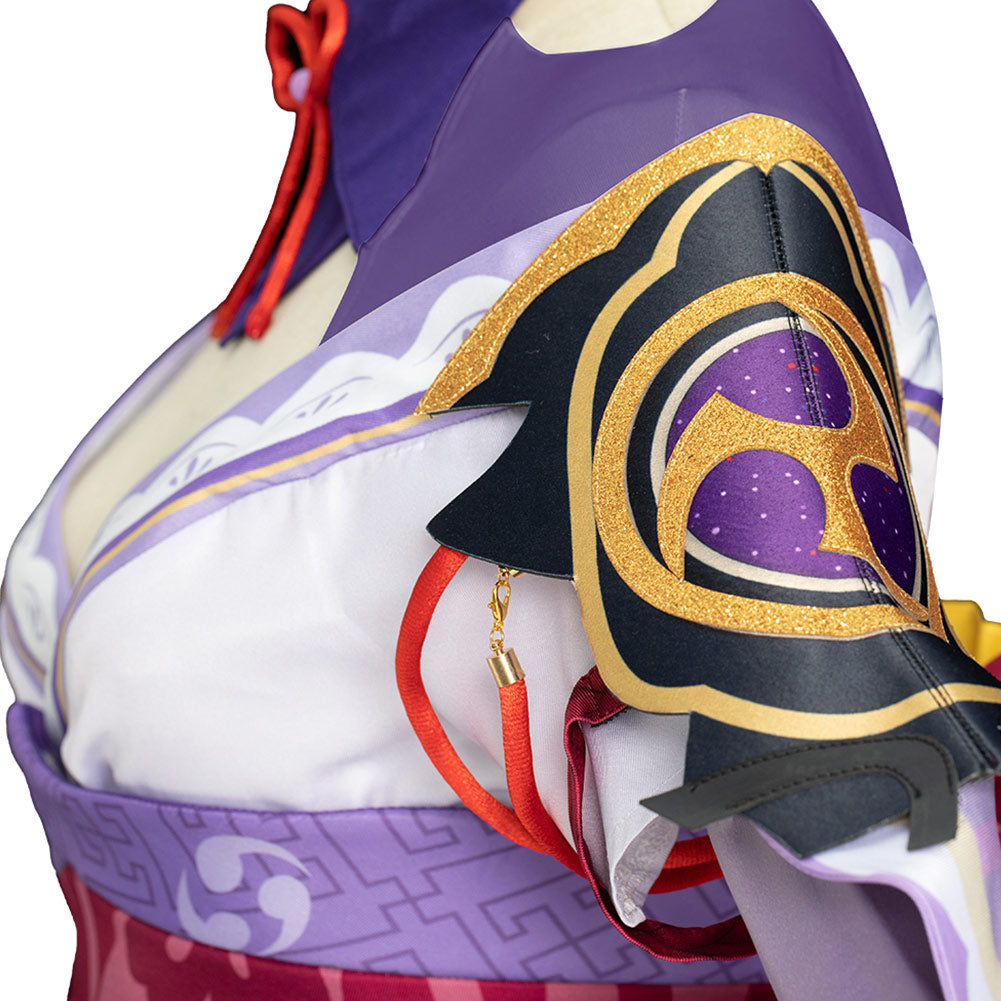 Raiden Shogun Cosplay Costume-Soco Hoodie