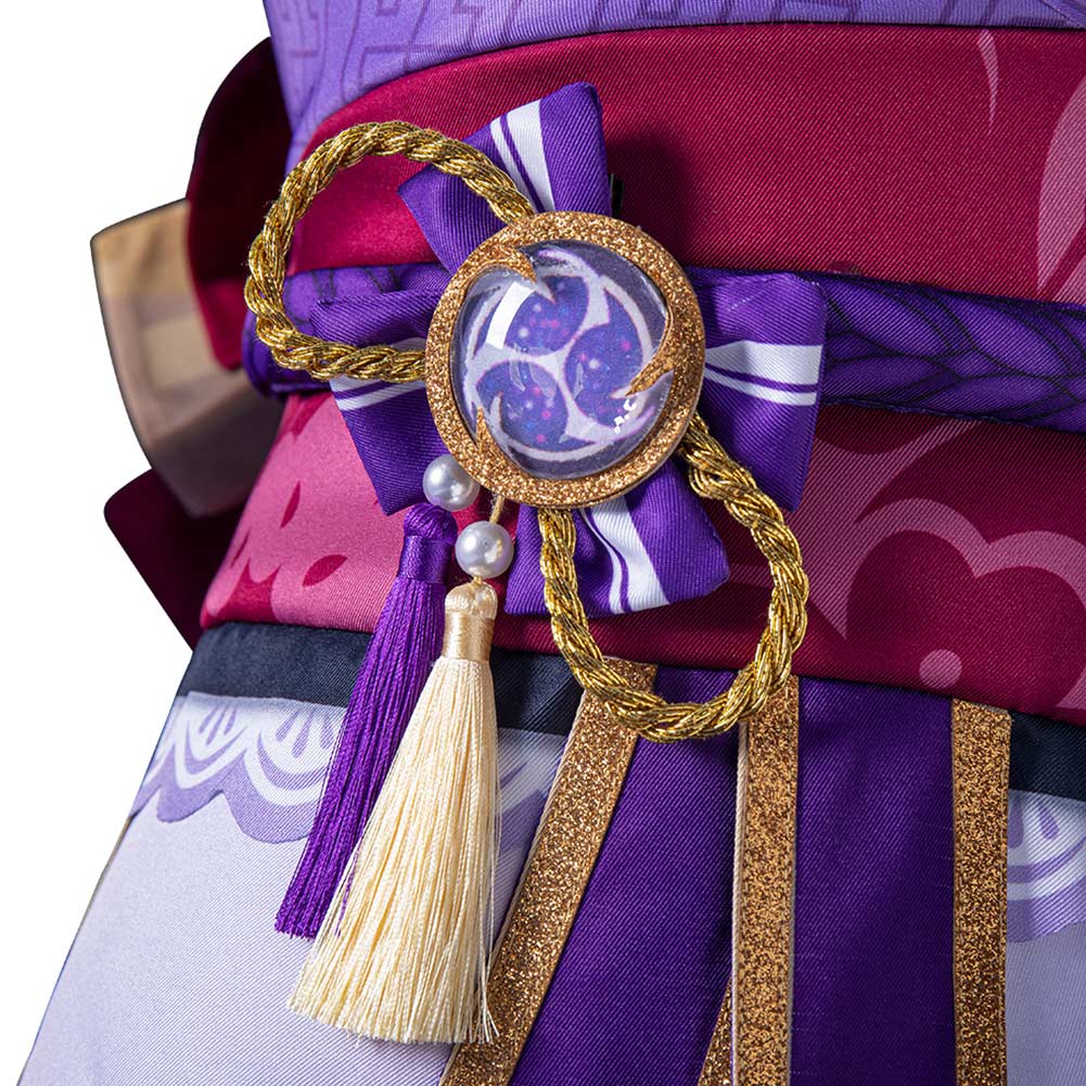 Raiden Shogun Cosplay Costume-Soco Hoodie