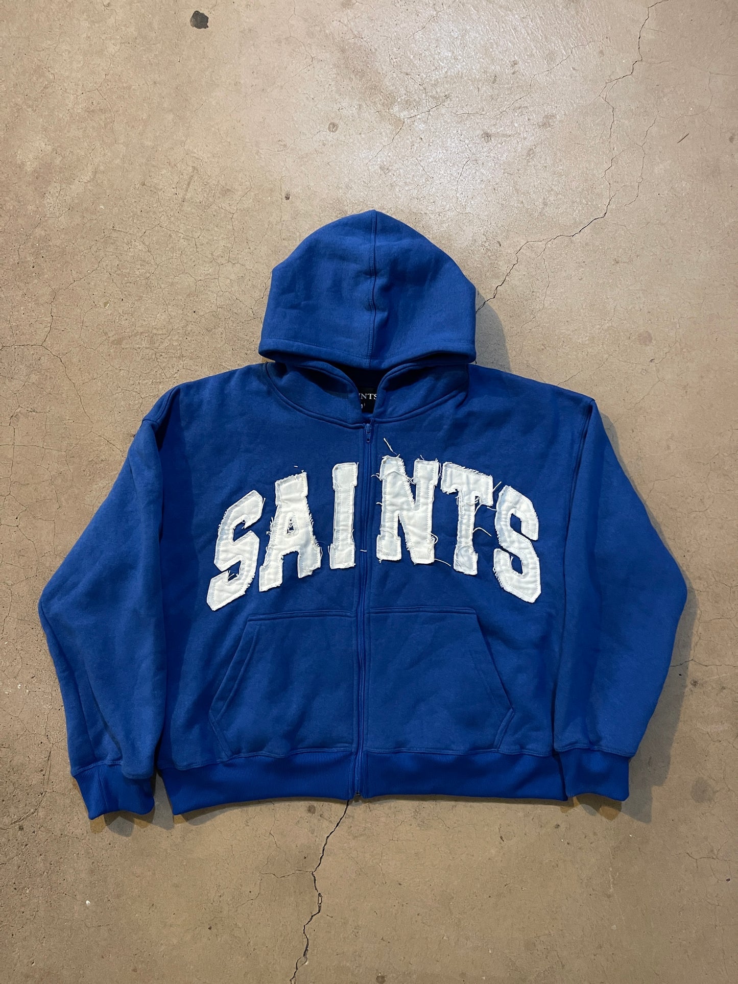 Saints Printed Sweatsuit Set Blue