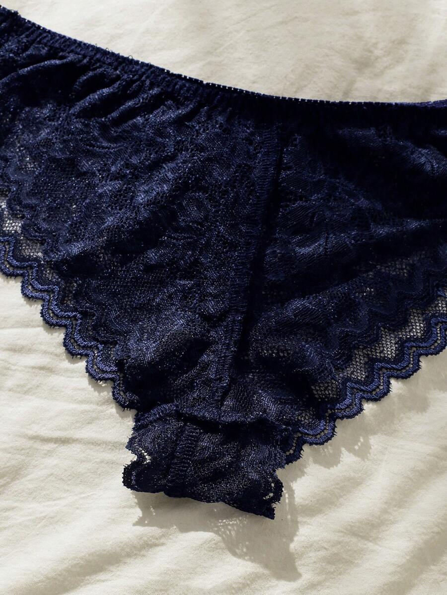 Floral Lace Longline Lingerie Set-Soco Hoodie