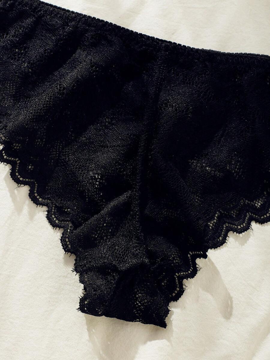 Floral Lace Longline Lingerie Set-Soco Hoodie