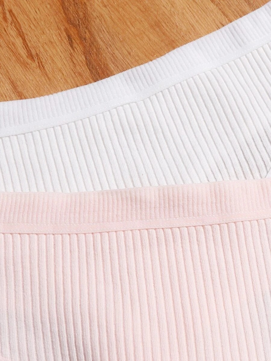 Set Of 5 Solid Thong Set-Soco Hoodie