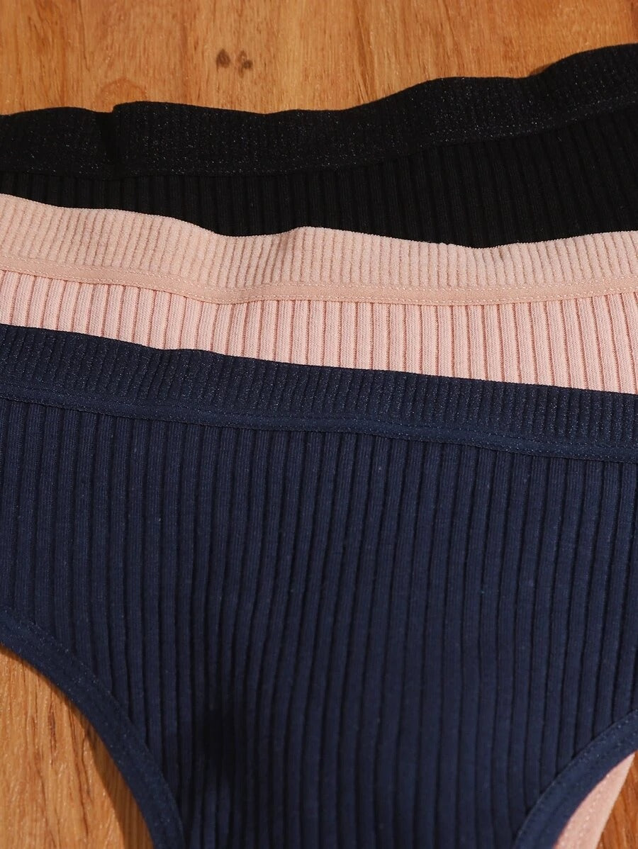 Set Of 5 Solid Thong Set-Soco Hoodie