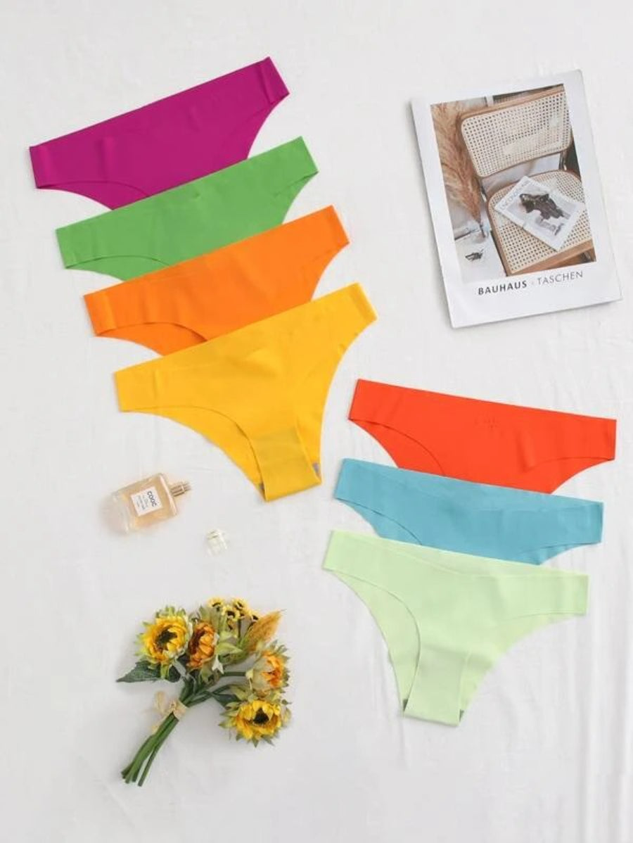 Set Of 7 Plain No Show Casual Panty-Soco Hoodie