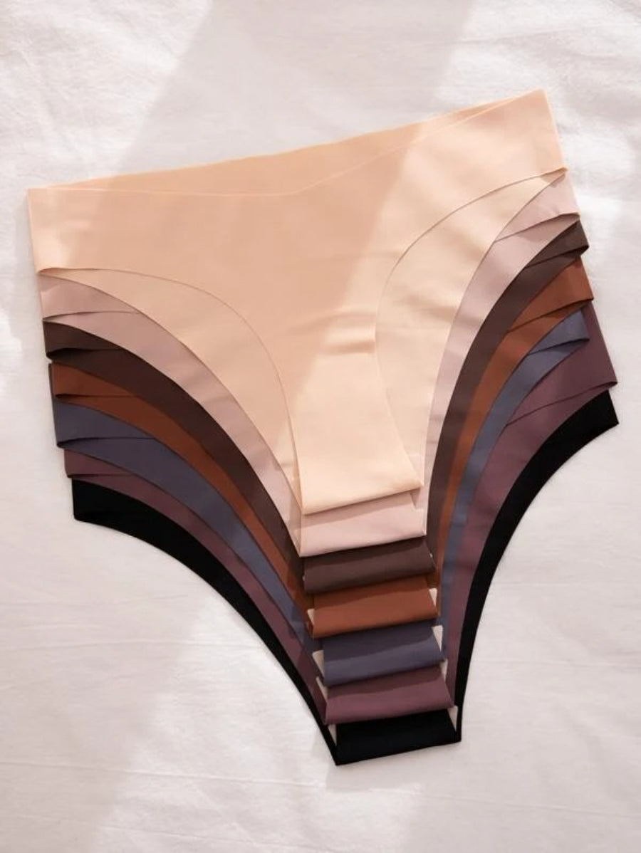 Set Of 7 Plain No Show Panty-Soco Hoodie
