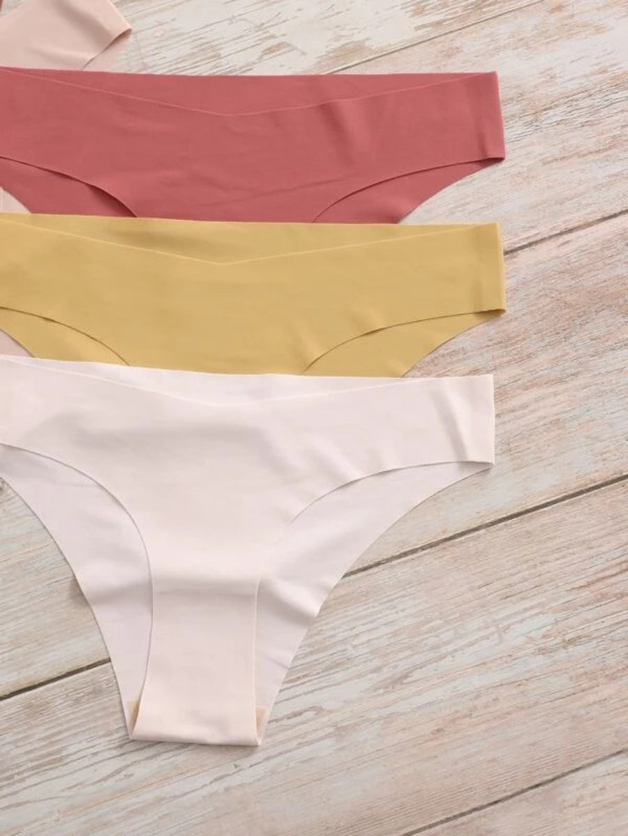 Set Of 7 Solid Mid Rise Panty-Soco Hoodie