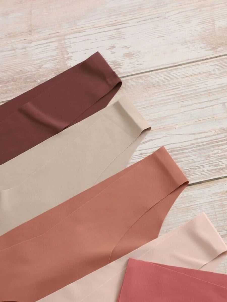 Set Of 7 Solid Mid Rise Panty-Soco Hoodie