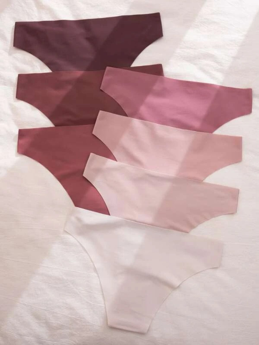 Solid No Show Panty Set Of 7-Soco Hoodie