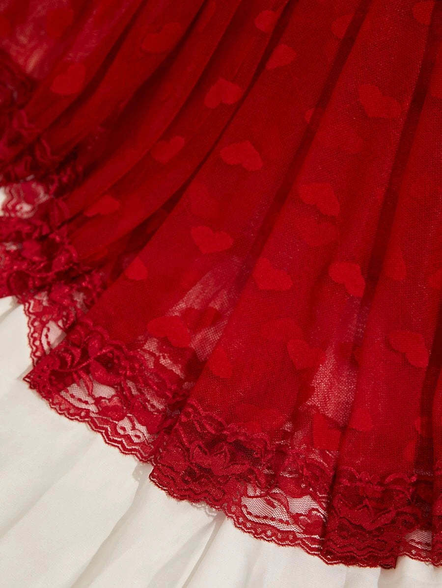 Sheer Mesh Night Dress-Soco Hoodie