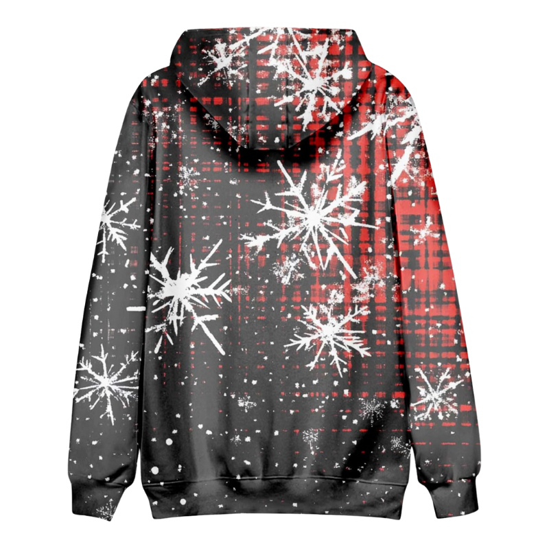 Snowflake Themed Christmas Hoodie