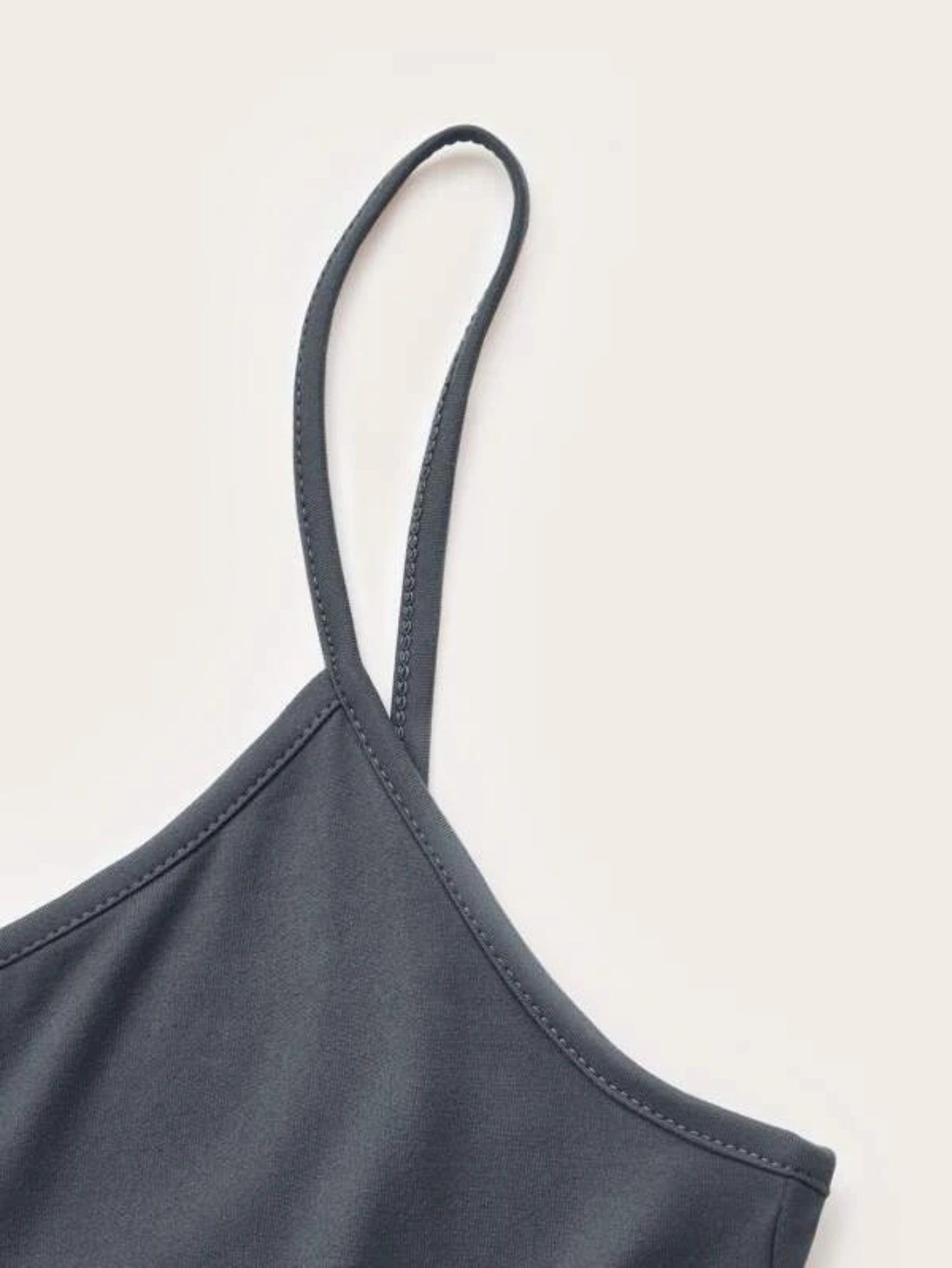 Solid Cami Lounge Dress-Soco Hoodie