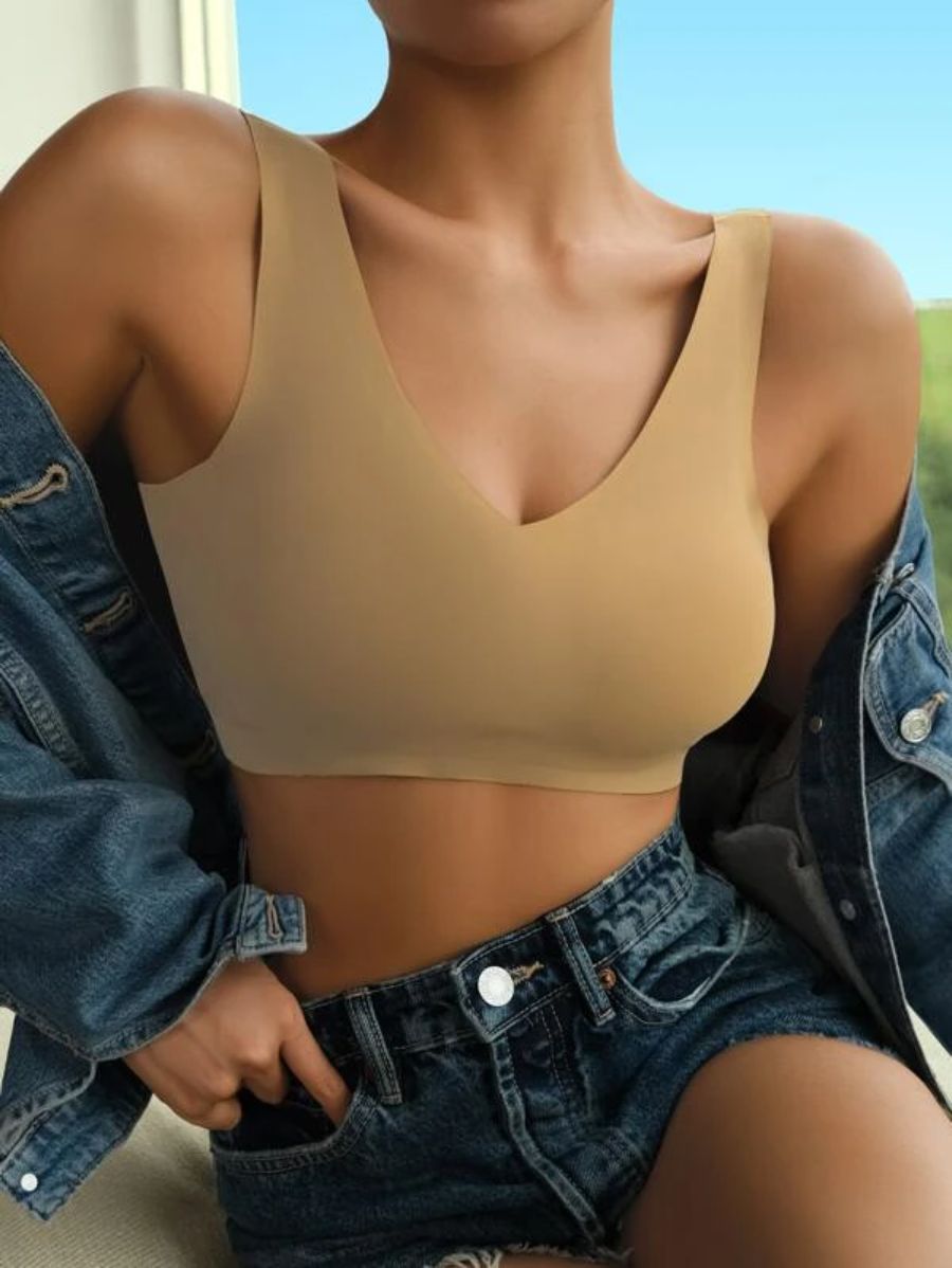 Solid Plain Bra-Soco Hoodie