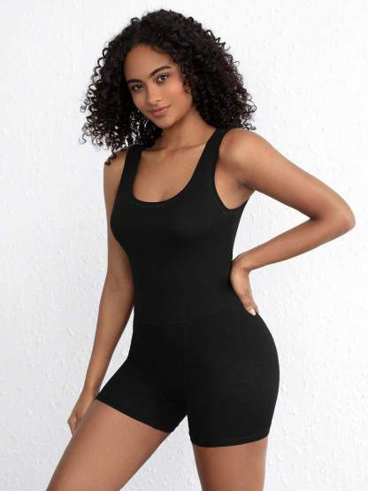 Solid Rib Knit Lounge Shorts-Soco Hoodie