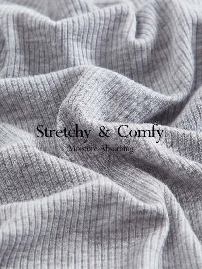 Solid Rib Knit Lounge Shorts-Soco Hoodie