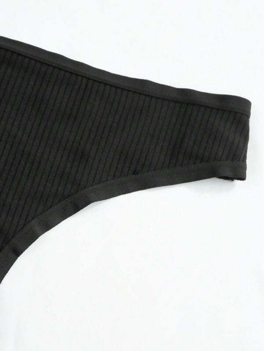 Solid Rib Lingerie Set-Soco Hoodie