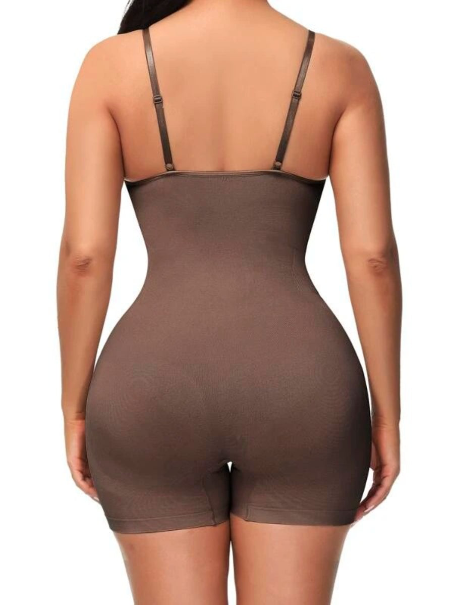 Solid Shapewear Casual Bodysuit-Soco Hoodie