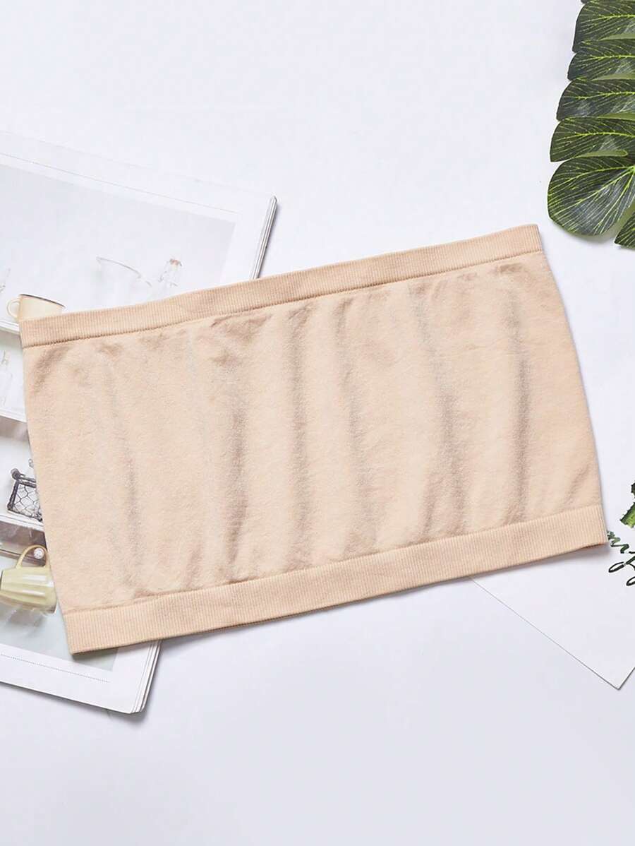 Solid Strapless Wireless Bra-Soco Hoodie